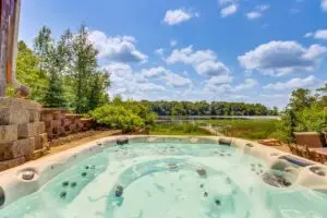hot tub view